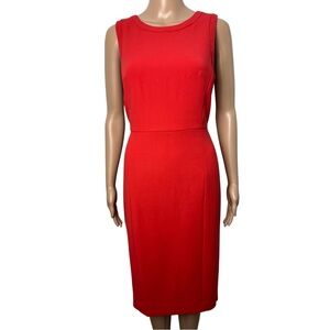 New J. Crew Sheath Style Four-Season Stretch Preppy Professional Midi Dress